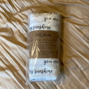 Lolly Banks “You Are My Sunshine” Cotton Muslin Swaddle Blanket